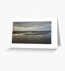 Marrawah Beach - sand and sky Greeting Card