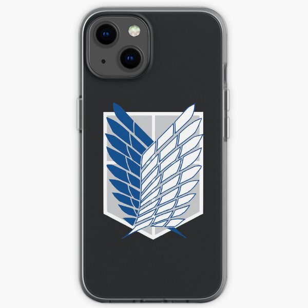Attack on Titan- Wings of freedom (blue) iPhone Soft Case