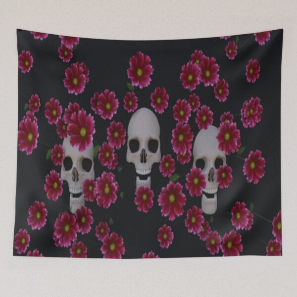 Item preview, Skulls and Flowers #3 designed and sold by Hellbent Media.