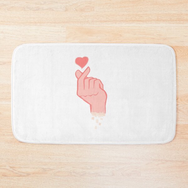 Item preview, Finger heart pink designed and sold by -ink-.
