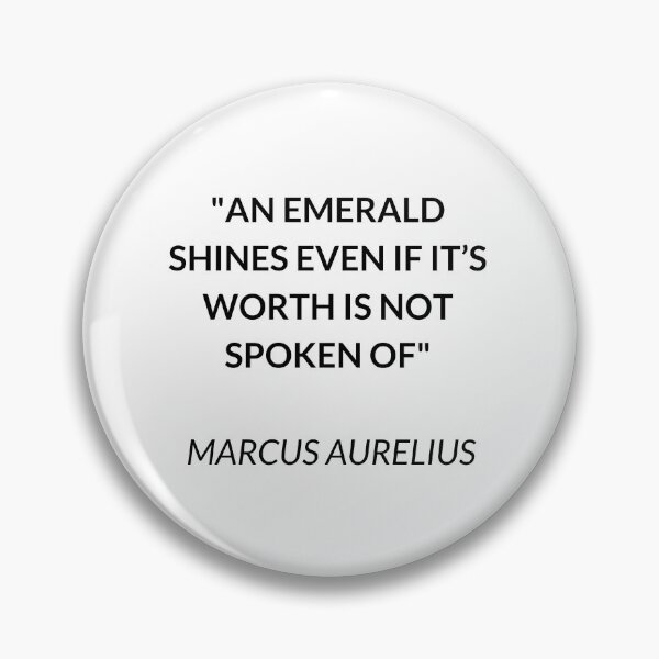 Item preview, AN EMERALD SHINES - STOIC QUOTE designed and sold by Inspirationmotivation.