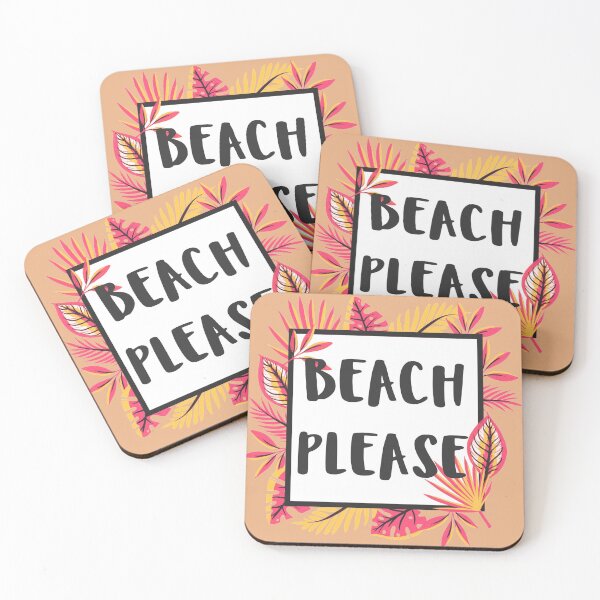 Item preview, Beach Please Floral T-shirt Design 1 designed and sold by Paula Helit.