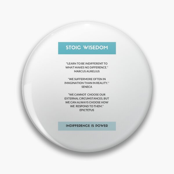 Item preview, STOIC PHILOSOPHY WISDOM - INDIFFERENCE IS POWER designed and sold by Inspirationmotivation.