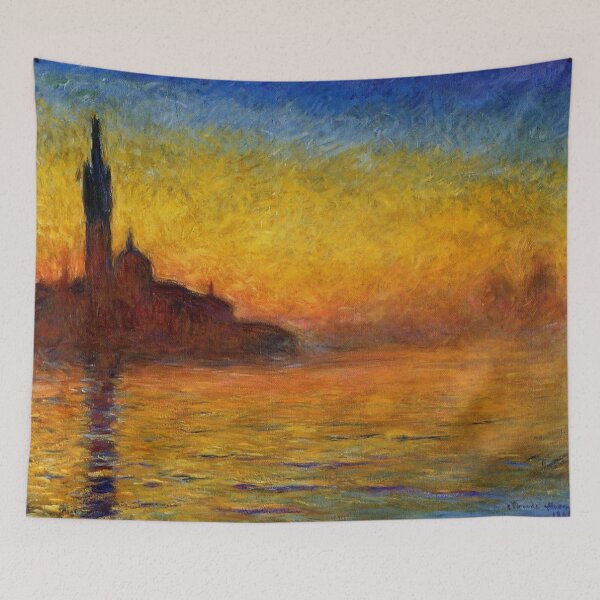 Item preview, Claude Monet Twilight, Venice Sunset Painting designed and sold by MindChirp.