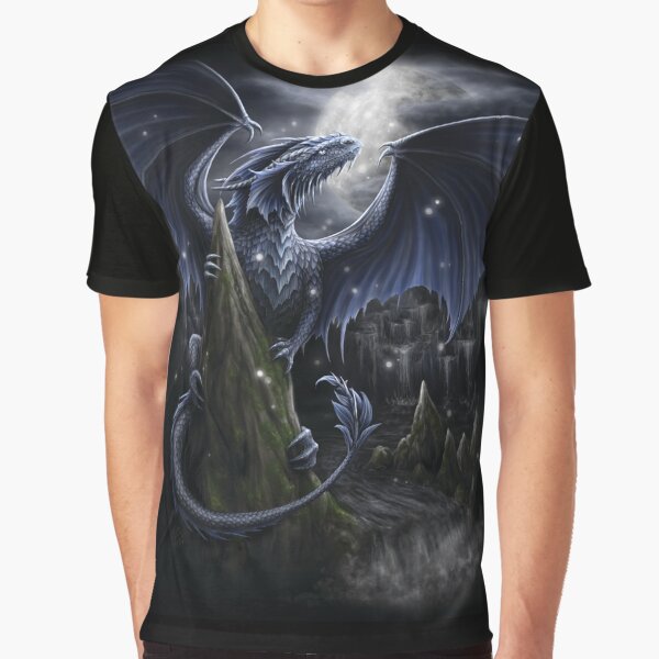 Artikel-Vorschau von Blauer Monddrache, designt und verkauft von SheBlackDragon.