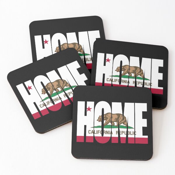Item preview, California Home - State Flag designed and sold by DonDota.