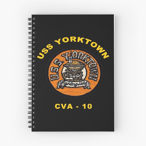 Artikelvorschau, USS Yorktown (CV / CVA / CVS-10) Wappen für dunkle Hintergründe entworfen und verkauft von Nikki SpaceStuffPlus.