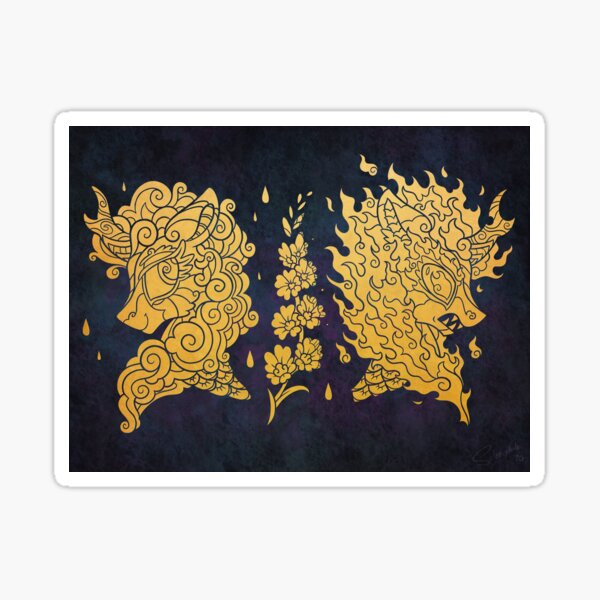 Aperçu de l'œuvre Fire and Nice (BLUE) créée et vendue par SelenophileSFW.