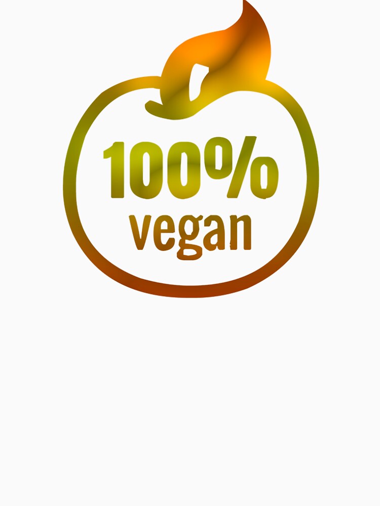 "100 Pure Vegan " Tshirt by codestealth Redbubble