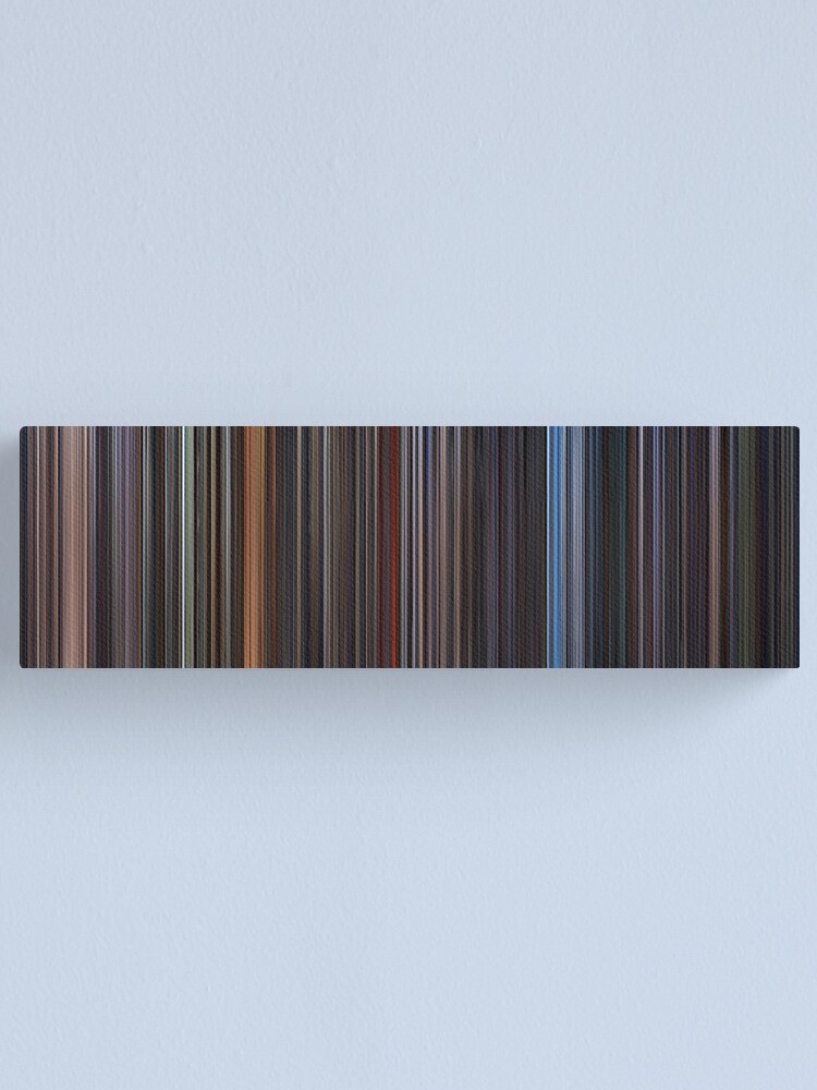 Alternate view of Moviebarcode: Star Wars: Complete Saga (1977-2005) Canvas Print