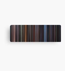 Moviebarcode: Star Wars: Complete Saga (1977-2005) Canvas Print