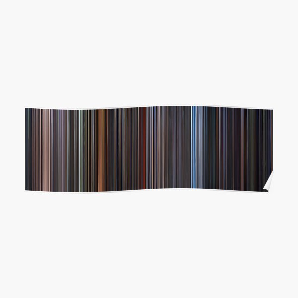 Moviebarcode: Star Wars: Complete Saga (1977-2005) Poster