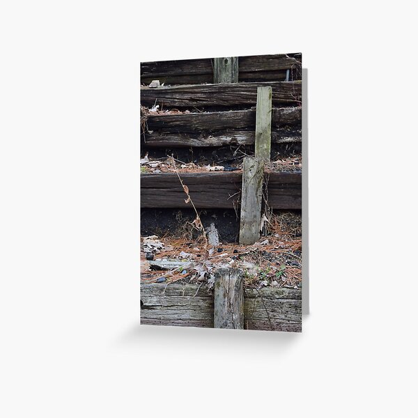 Wooden Steps Greeting Card