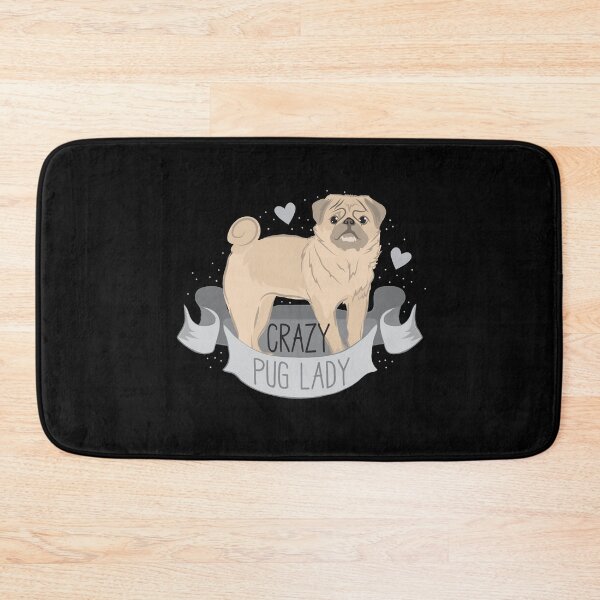 Item preview, Crazy Pug (dog) Lady designed and sold by jazzydevil.