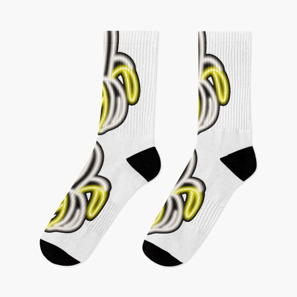 Item preview, Yellow Neon Banana Sign on White Background designed and sold by gkillerb.