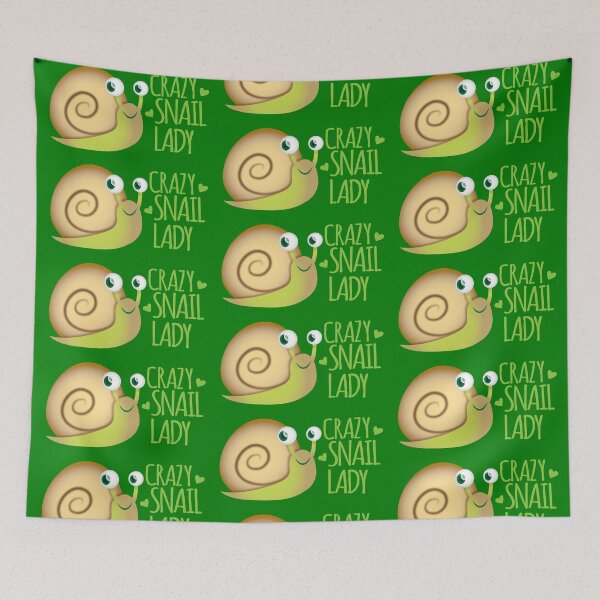 Item preview, Crazy Snail Lady designed and sold by jazzydevil.