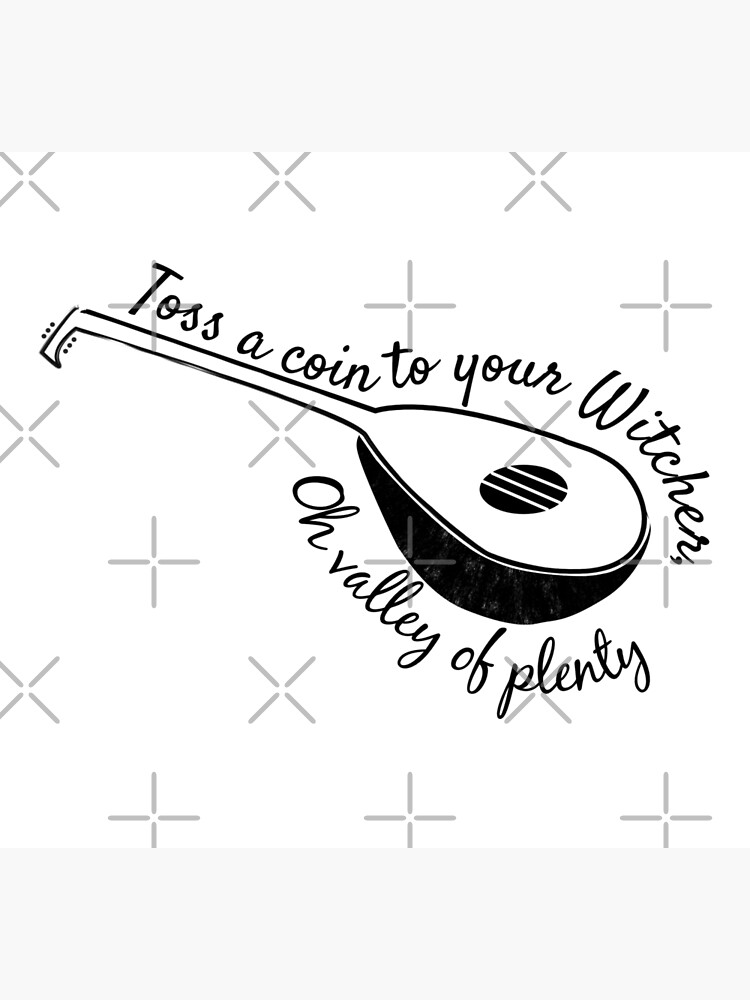 "Wirf eine Münze zu deinem Hexer" Socken von Redbubble