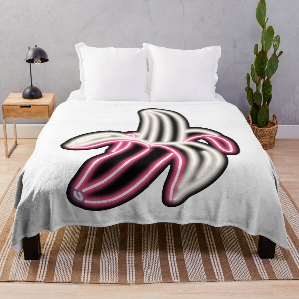 Item preview, Pink Neon Banana Sign on White Background designed and sold by gkillerb.