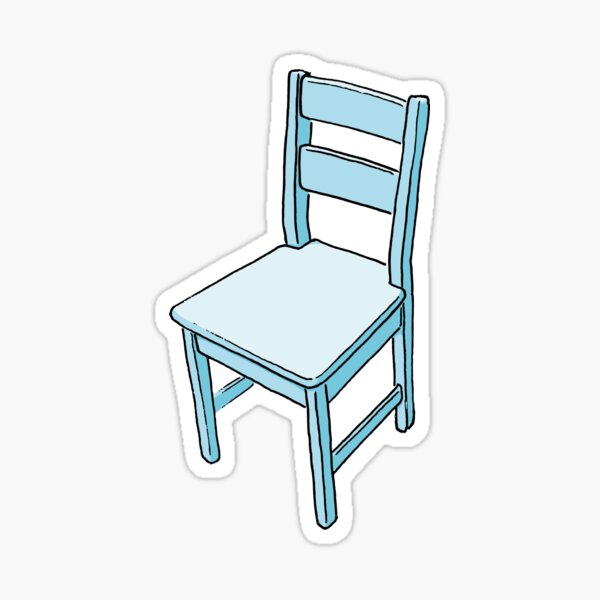 “Chair” Sticker by jonemyking | Redbubble