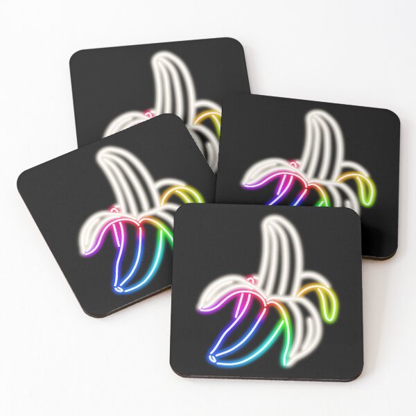 Item preview, Rainbow Neon Banana Sign designed and sold by gkillerb.