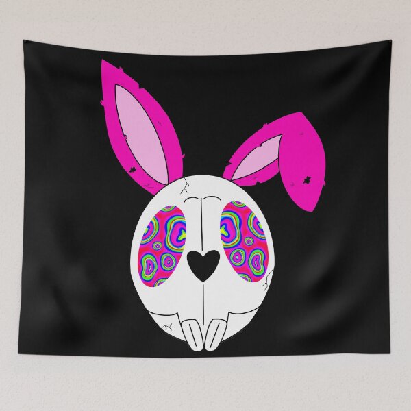 Item preview, Bunny Skull Psychedelic Eyes designed and sold by FloWynn.