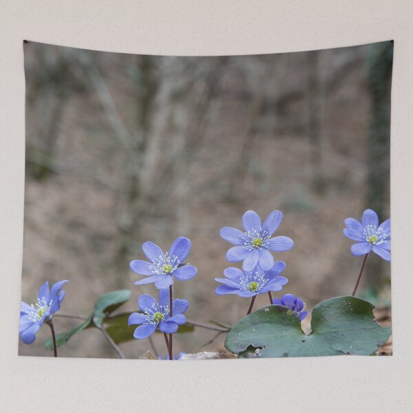 Item preview, group of spontaneous flowers with lilac petals and white pistils designed and sold by brambillasimone.