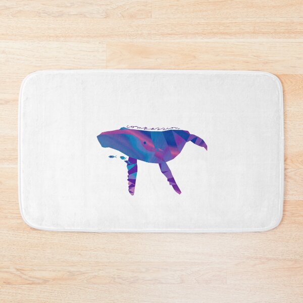 Item preview, compassion low poly fluid art whale designed and sold by starlingheartart.