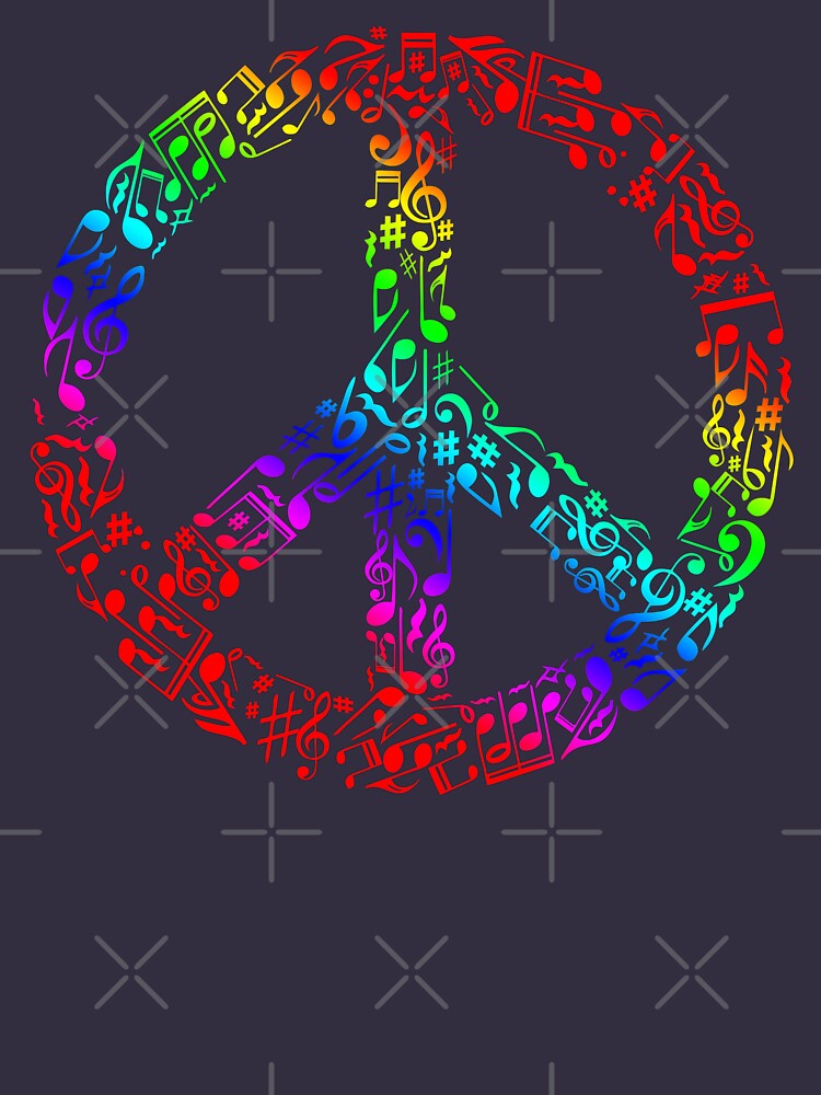 The Sound of Peace Rainbow by Skullz23