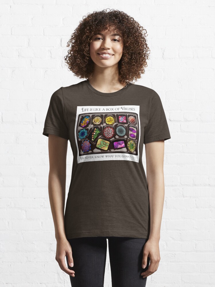 Alternate view of A Box of Viruses Essential T-Shirt