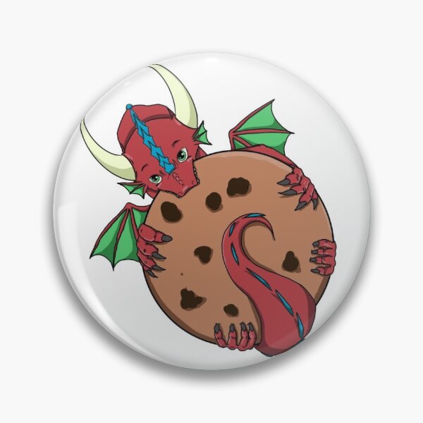 Item preview, Dragon eating a cookie designed and sold by Bailey Swinney.