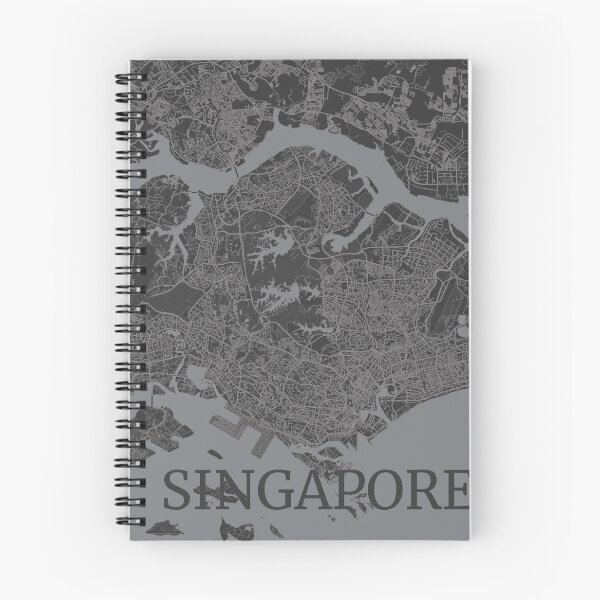 Item preview, Singapore City Map Art Deco designed and sold by localprideart.