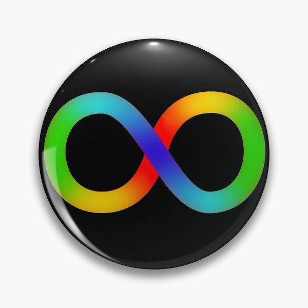 Item preview, Neurodiversity Rainbow Infinity designed and sold by ActingNT.