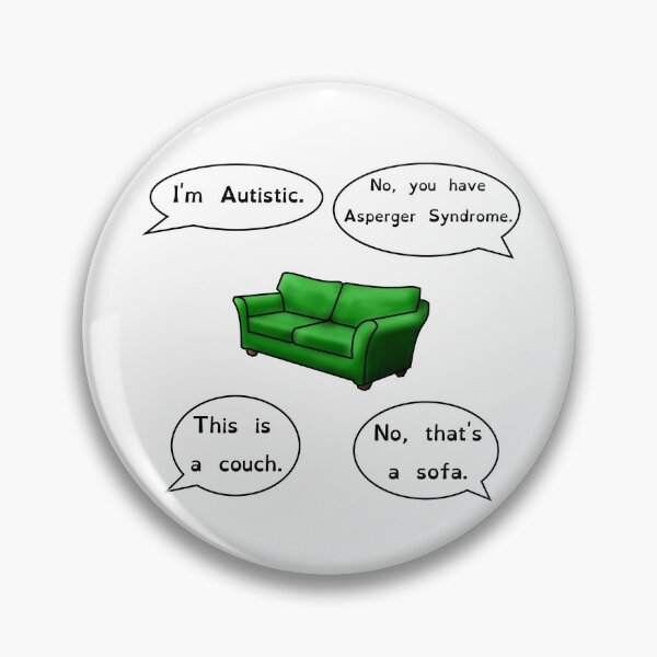 Item preview, The Difference Between Autism and Asperger's designed and sold by ActingNT.