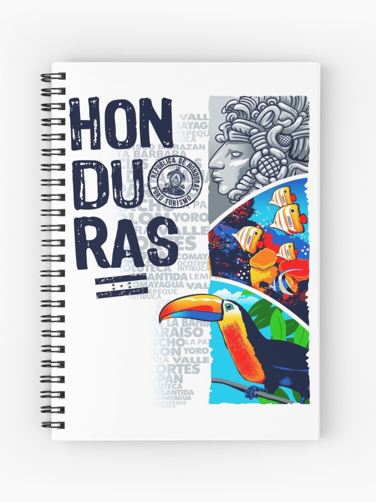Cuaderno de espiral «Honduras Turistica» de zeuscomics | Redbubble