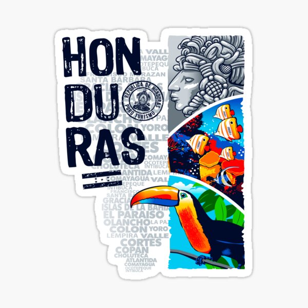 Tourist Honduras Sticker