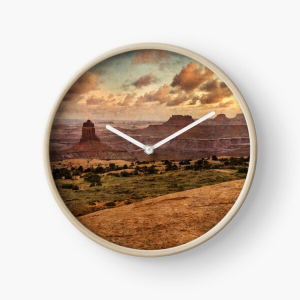 Wild Desert Clock