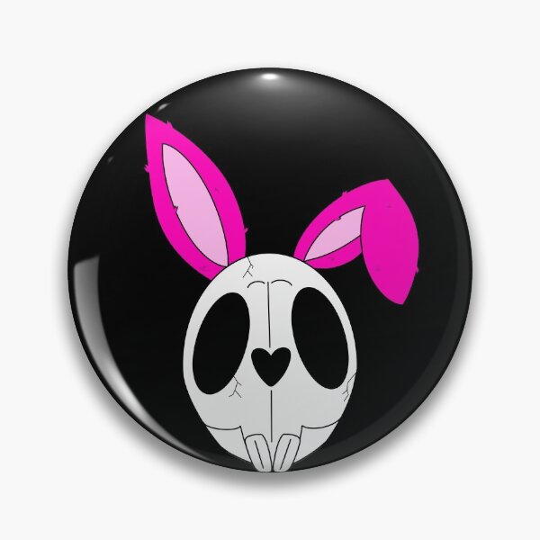 Item preview, Bunny Skull Pink Ears designed and sold by FloWynn.