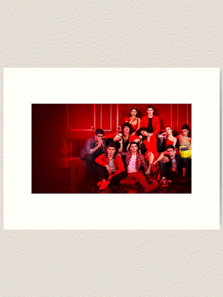 Elite Poster Netflix Élite Season 3 Promo Art Print 