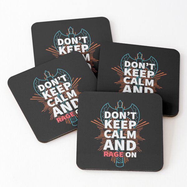 Item preview, TableTop RPG  Barbarian Rage Dungeons Dragons Keep Calm and Rage On designed and sold by Figmenter.