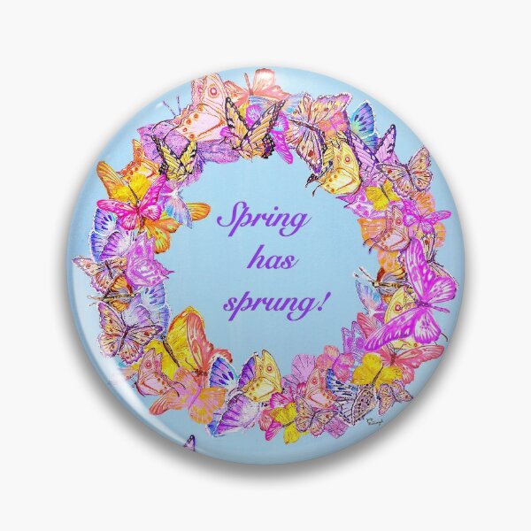 Item preview, SPRING BUTTERFLY WREATH designed and sold by Judy Mastrangelo.