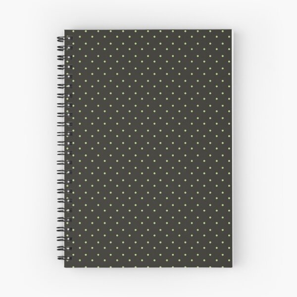 Item preview, Black with soft green polka dot designed and sold by Stephanie J Lewis.