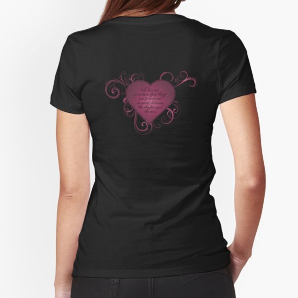 between the shadown and the soul Fitted T-Shirt