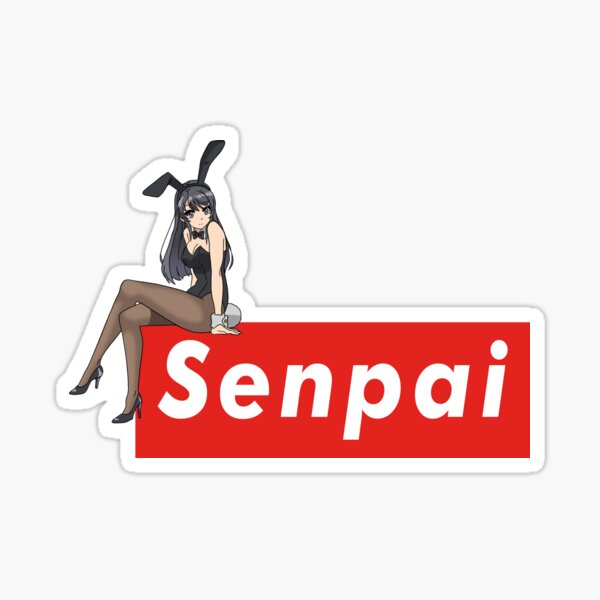 Bunny Senpai Sticker