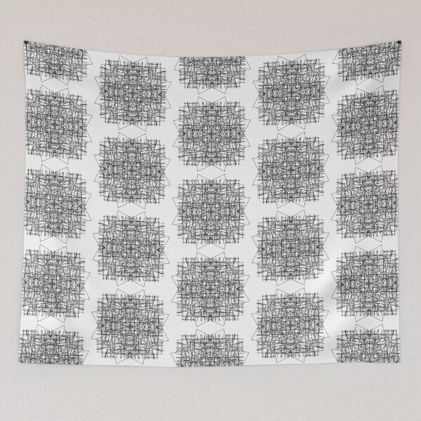 Item preview, Digital line drawing with squares designed and sold by JRHarshman.