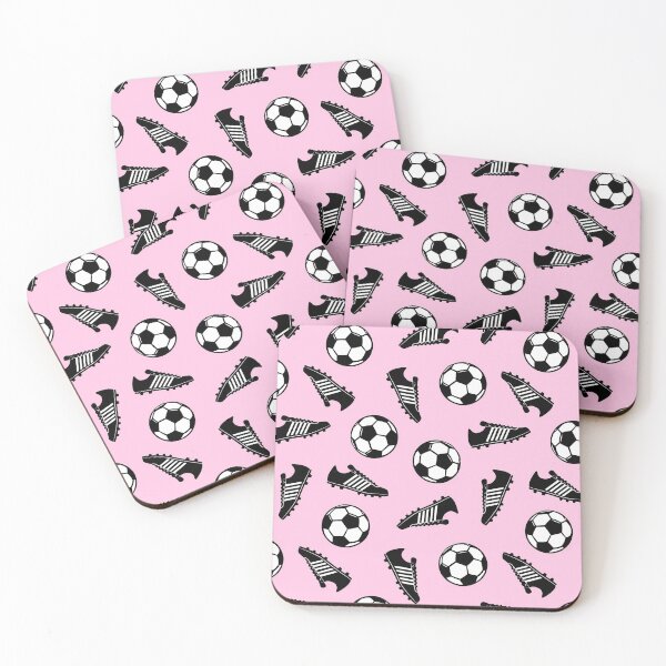 Item preview, Soccer Balls and Cleats - Pink designed and sold by littlearrow.