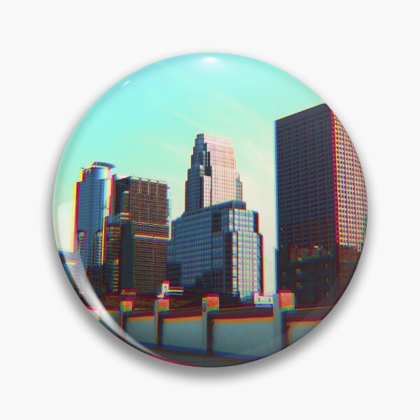 Item preview, Minneapolis Minnesota Skyline Trippy Glitch designed and sold by anthonylonder.