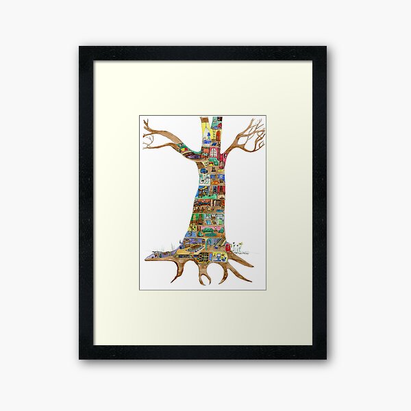 Treehouse! Framed Art Print
