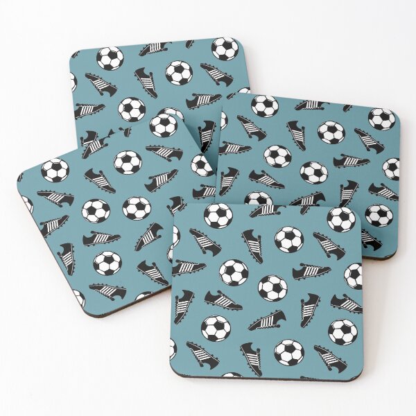 Item preview, Soccer Balls and Cleats - Slate designed and sold by littlearrow.