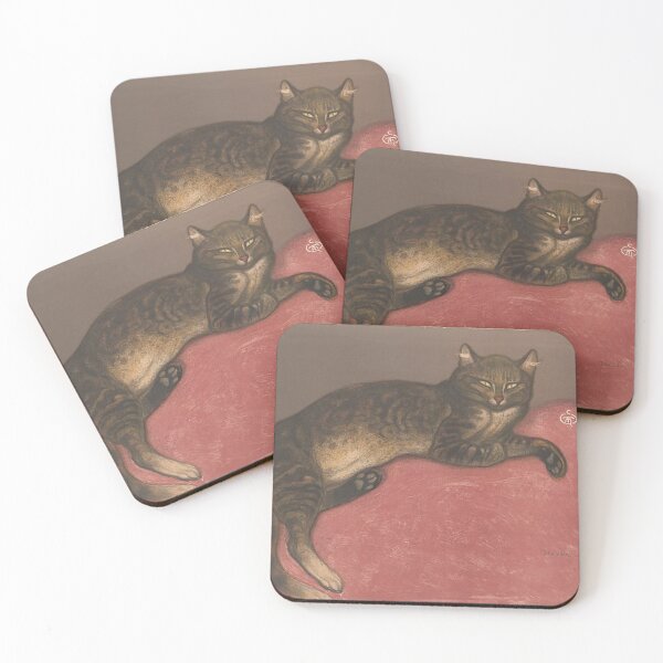 Item preview, L'Hiver: Chat sur un Coussin - Painting by Théophile-Alexandre Steinlen  designed and sold by luisp96.