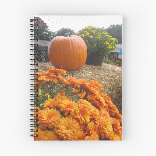 Item preview, Pumpkin and Flowers designed and sold by KOKeefeArt.